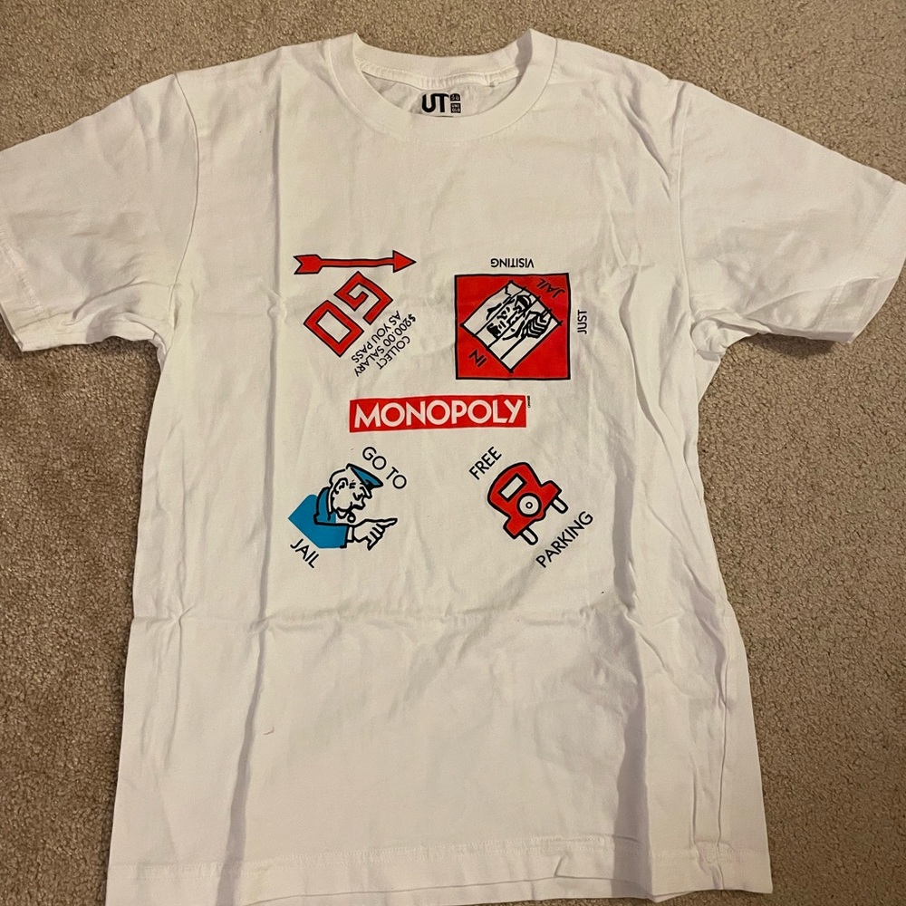 uniqlo monopoly t shirt